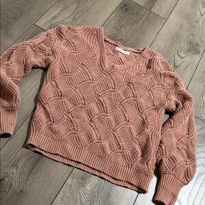 Women's Knit Sweater - Rose
